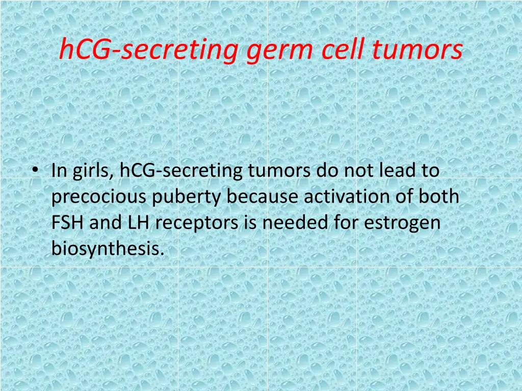 hcg secreting germ cell tumors 2