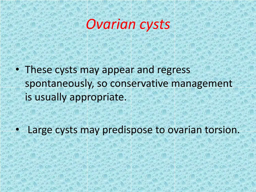 ovarian cysts 2