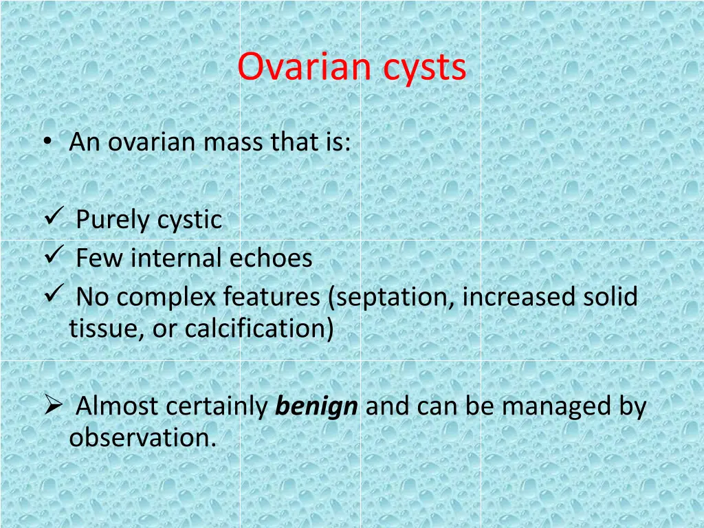 ovarian cysts 3