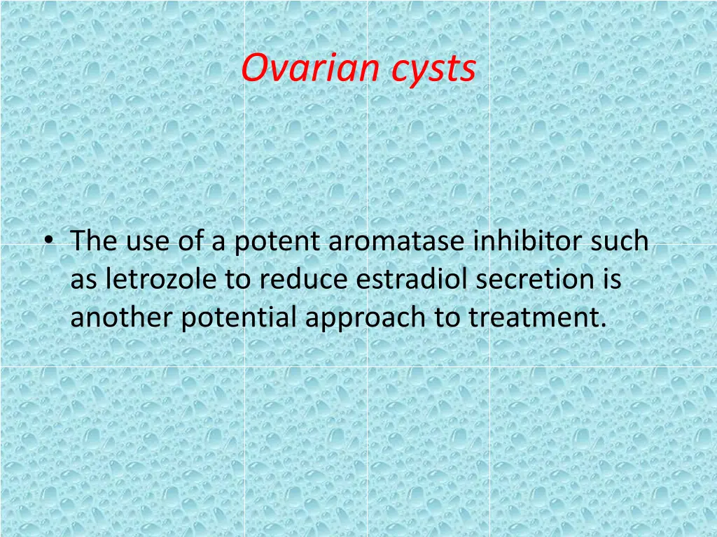 ovarian cysts 7