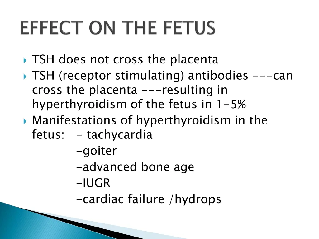 tsh does not cross the placenta tsh receptor