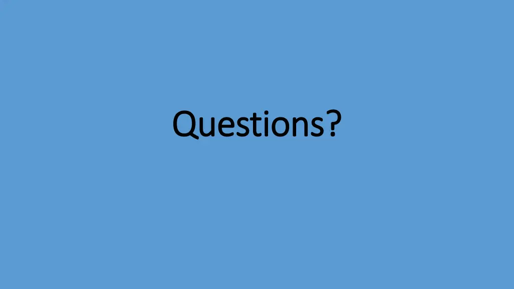 questions questions