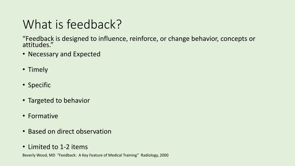 what is feedback feedback is designed