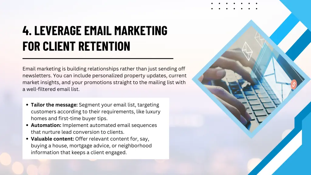 4 leverage email marketing for client retention