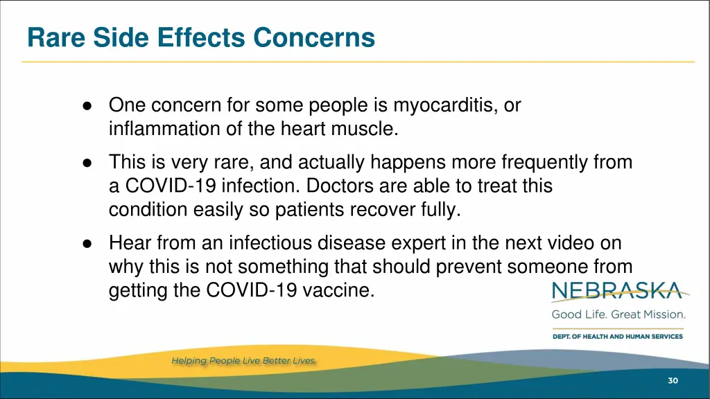 rare side effects concerns