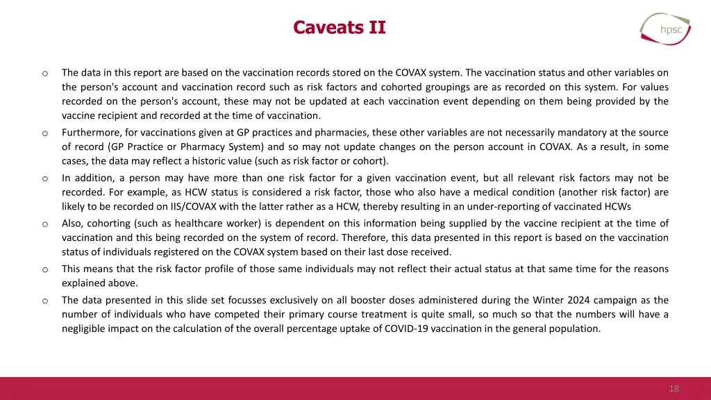 caveats ii