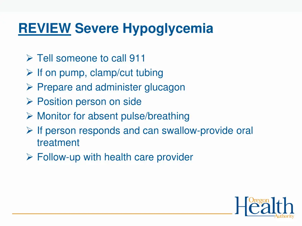 review severe hypoglycemia