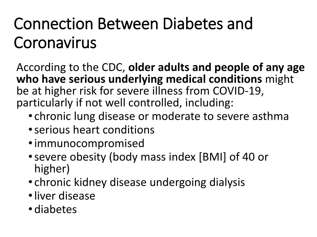 connection between diabetes connection between