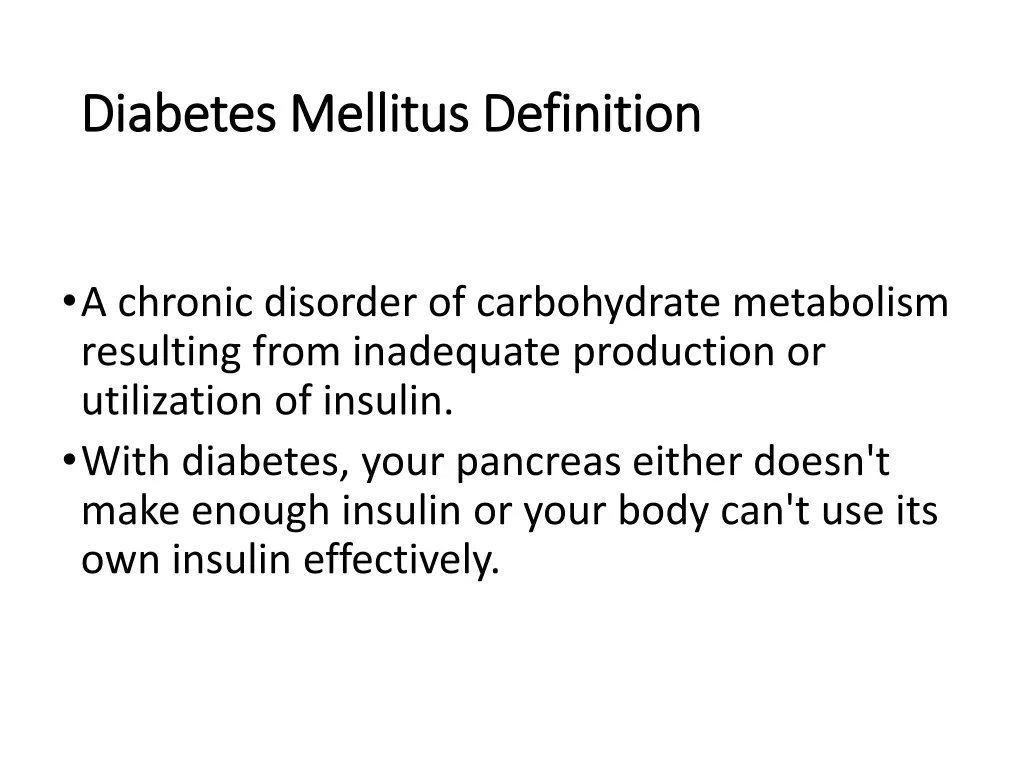 diabetes mellitus definition diabetes mellitus 1