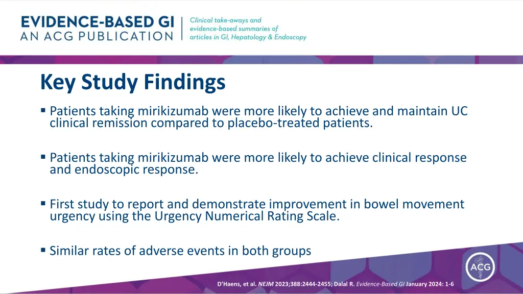 key study findings