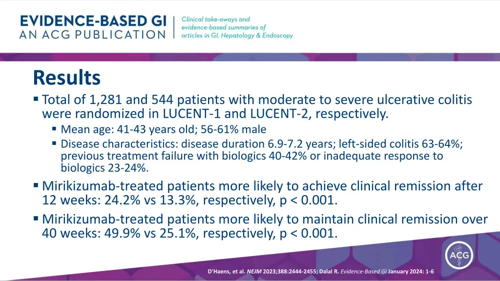 results total of 1 281 and 544 patients with