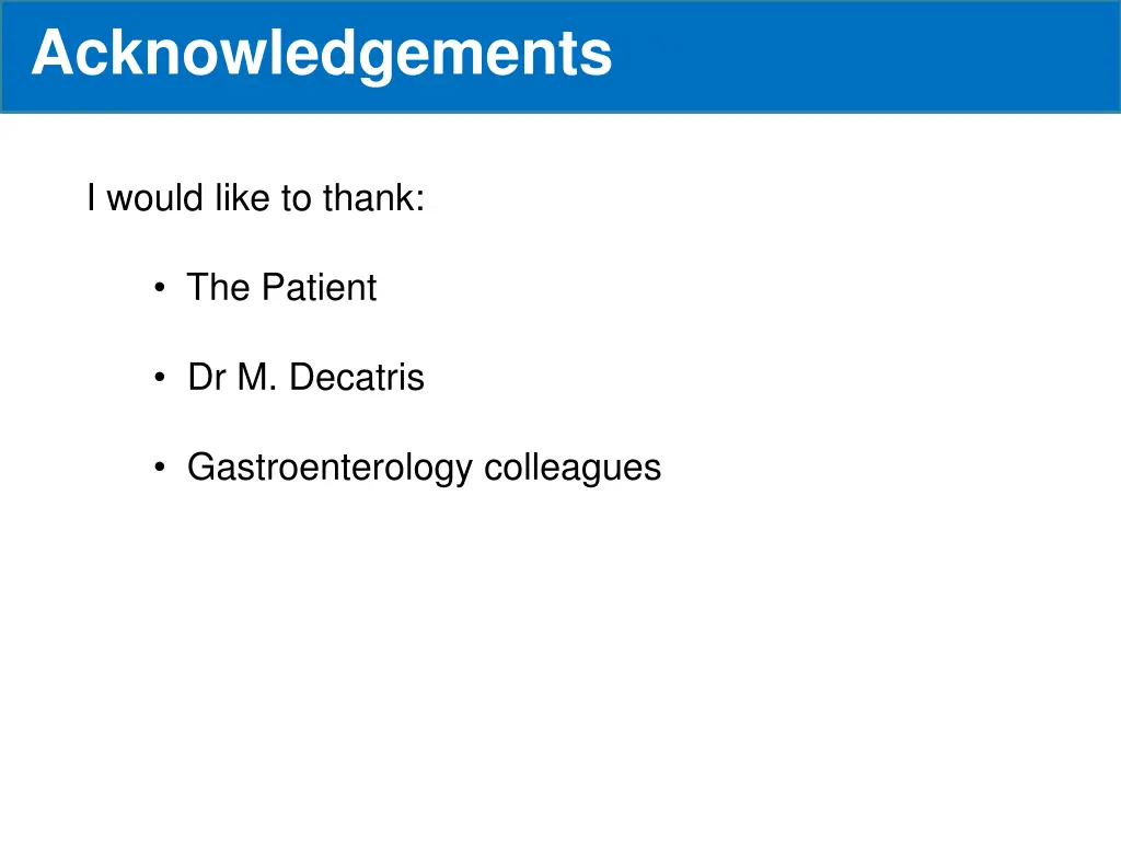 acknowledgements