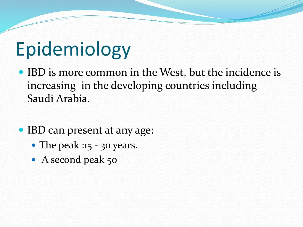 epidemiology