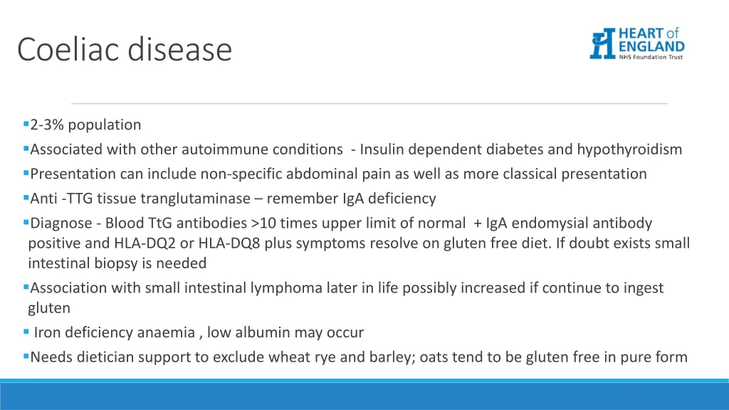 coeliac disease