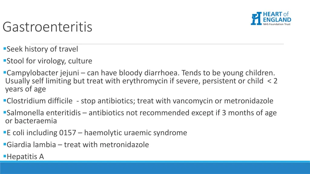 gastroenteritis