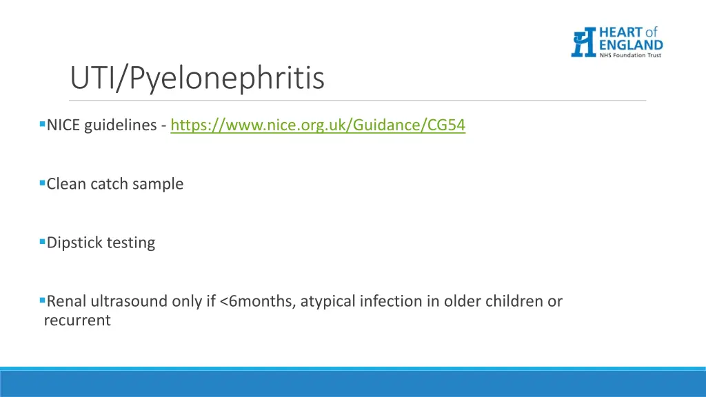 uti pyelonephritis