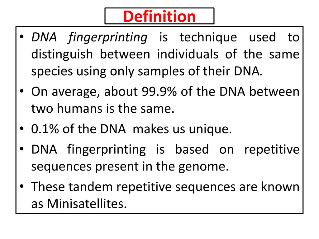 definition