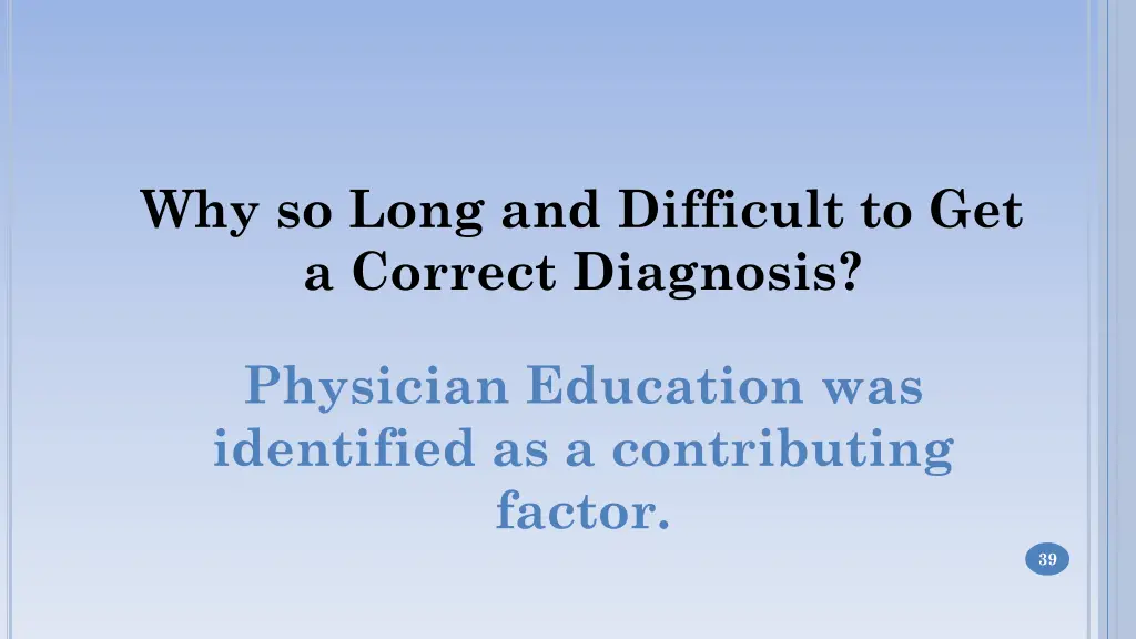 why so long and difficult to get a correct