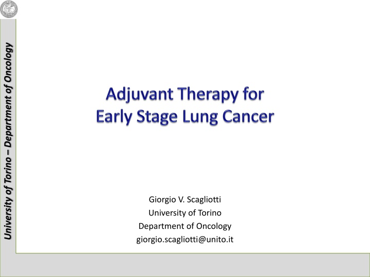 universityof torino department of oncology