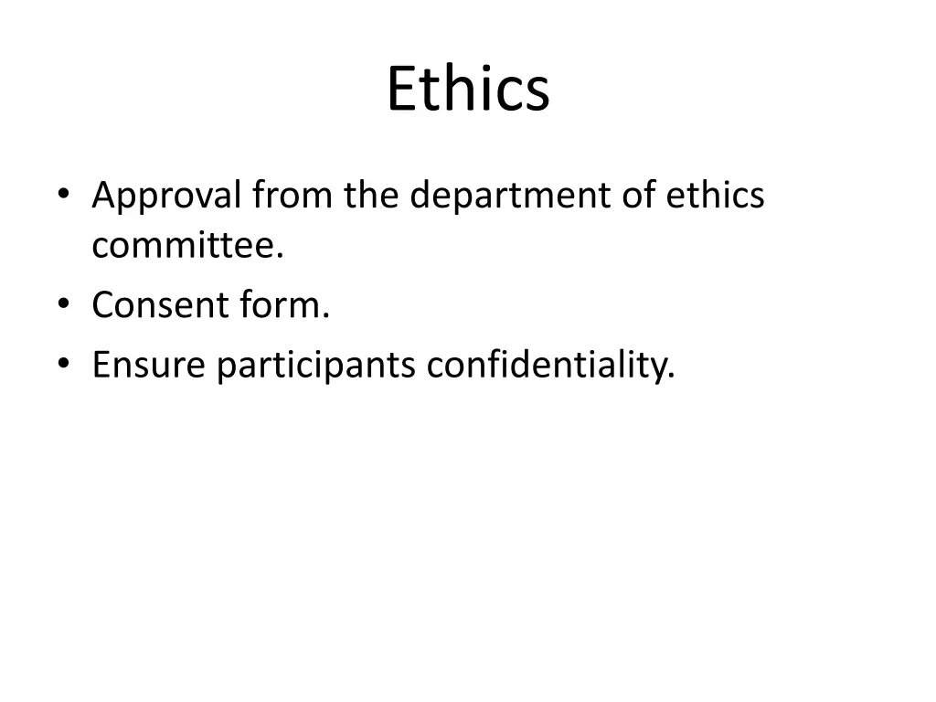 ethics