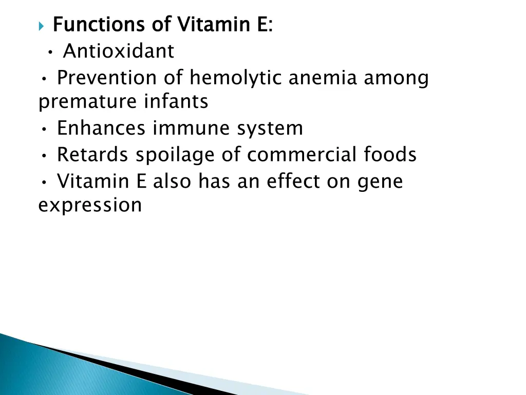 functions of vitamin antioxidant prevention