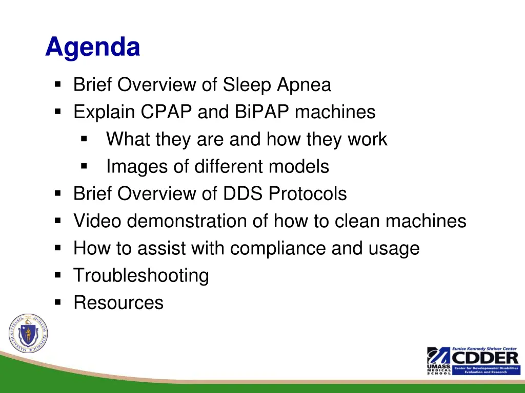 agenda