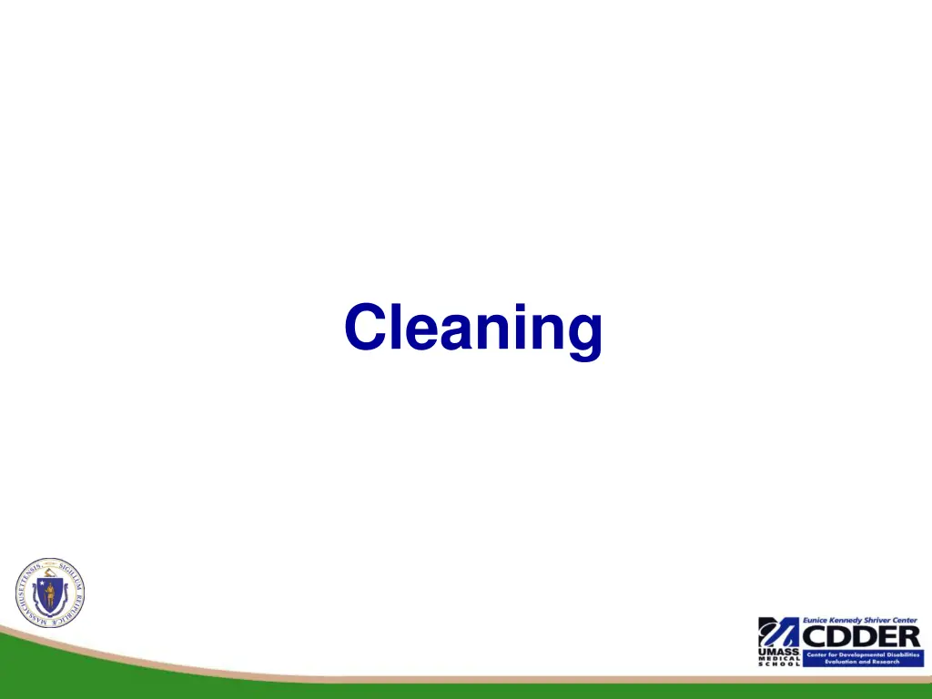 cleaning