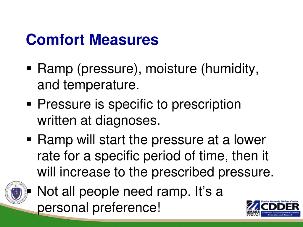 comfort measures