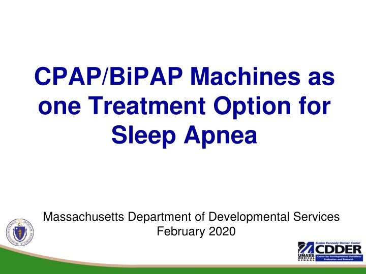 cpap bipap machines as one treatment option