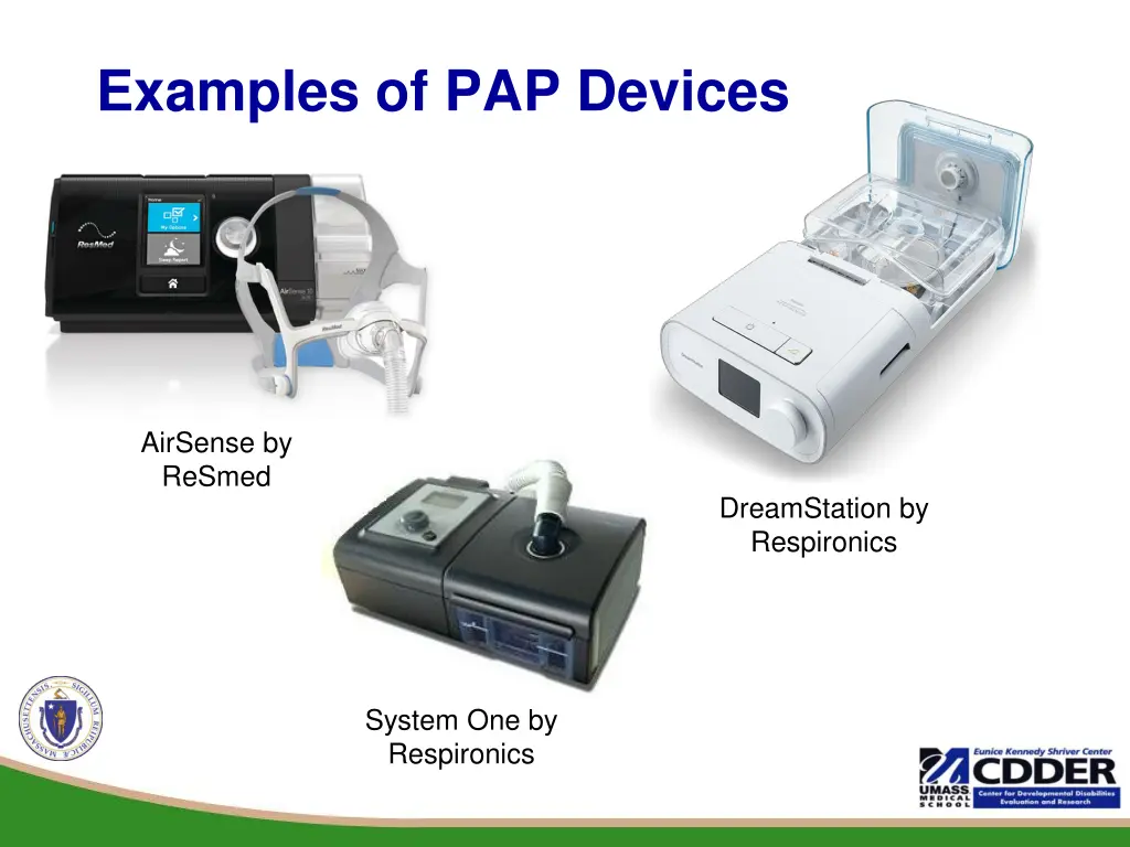 examples of pap devices