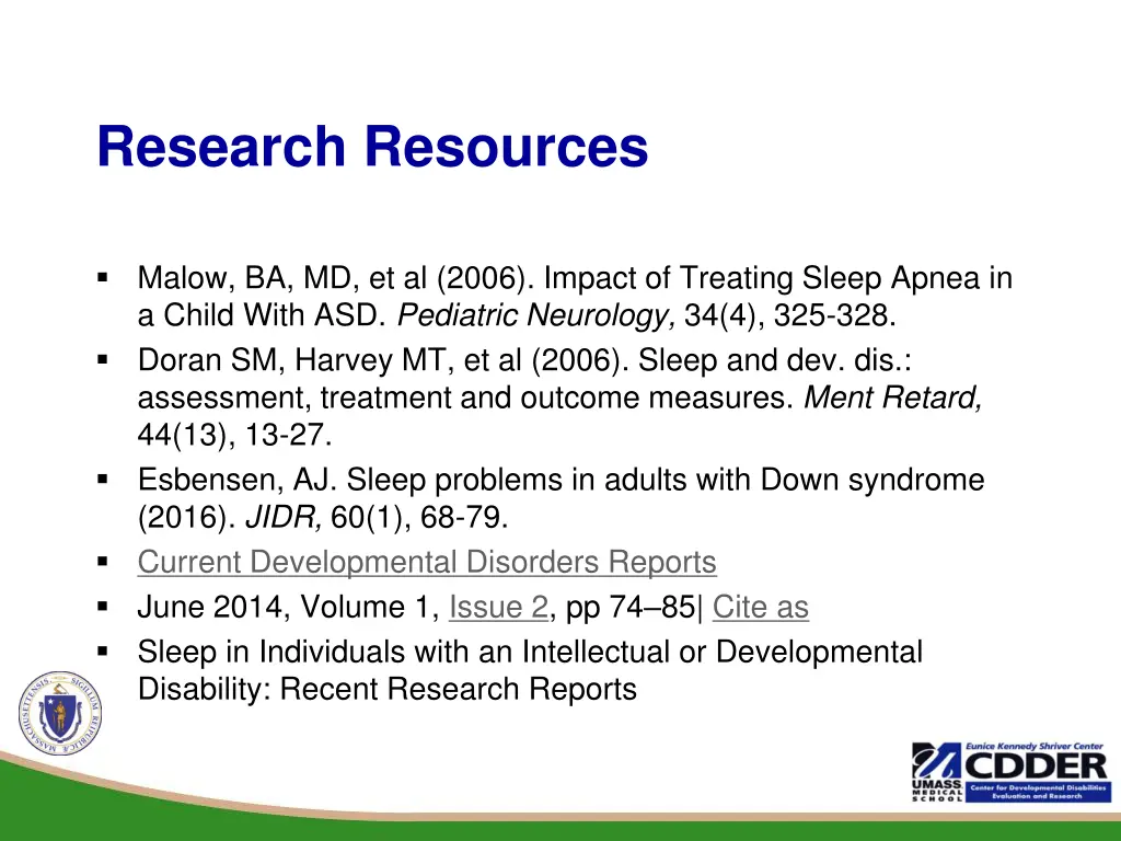 research resources
