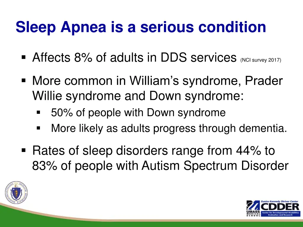 sleep apnea is a serious condition