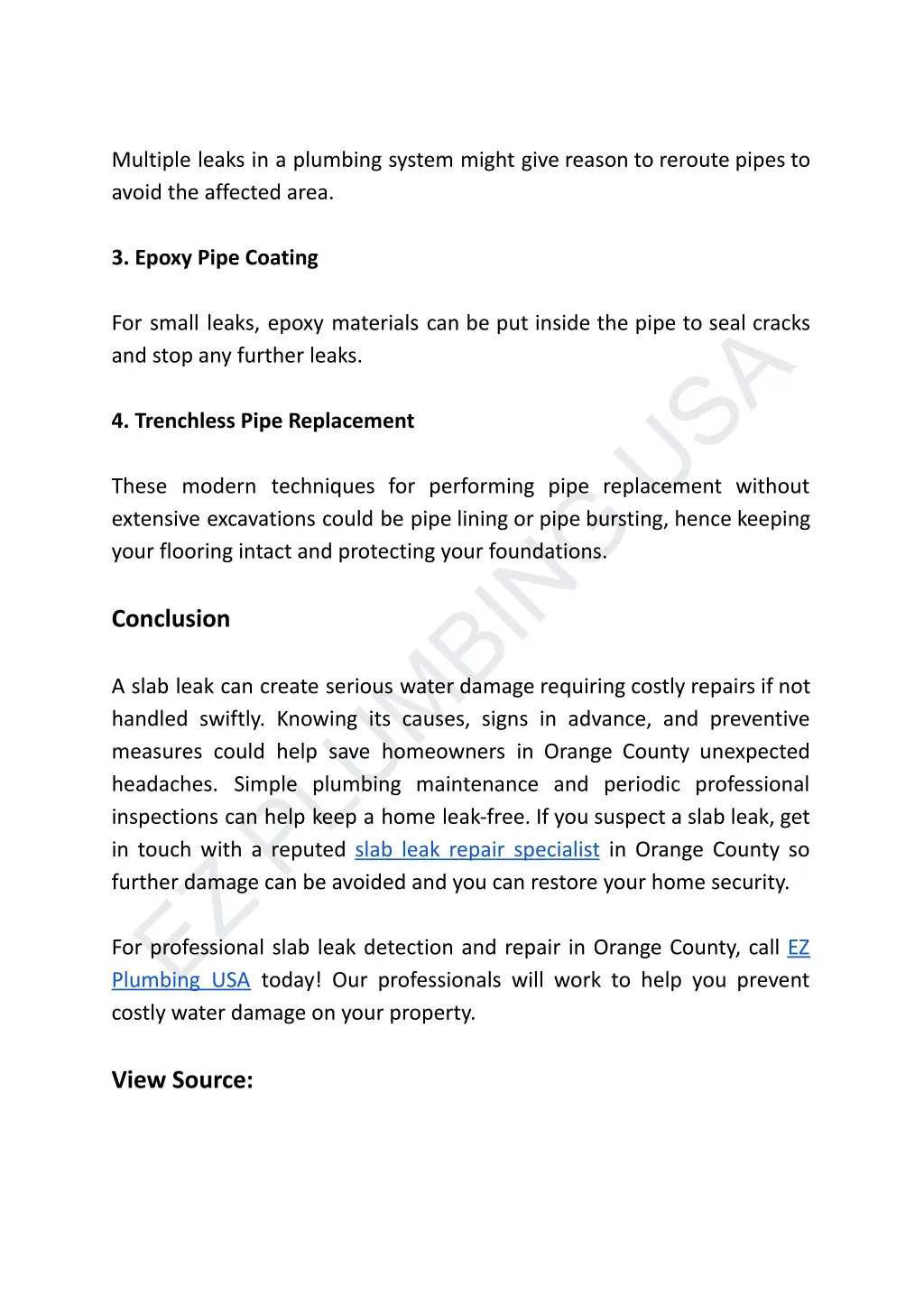 multiple leaks in a plumbing system might give