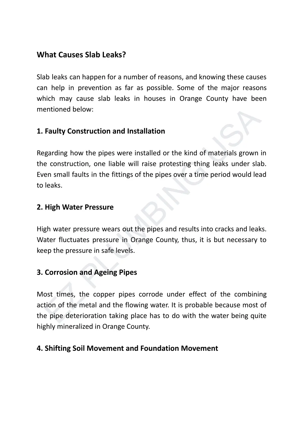 what causes slab leaks slab leaks can happen