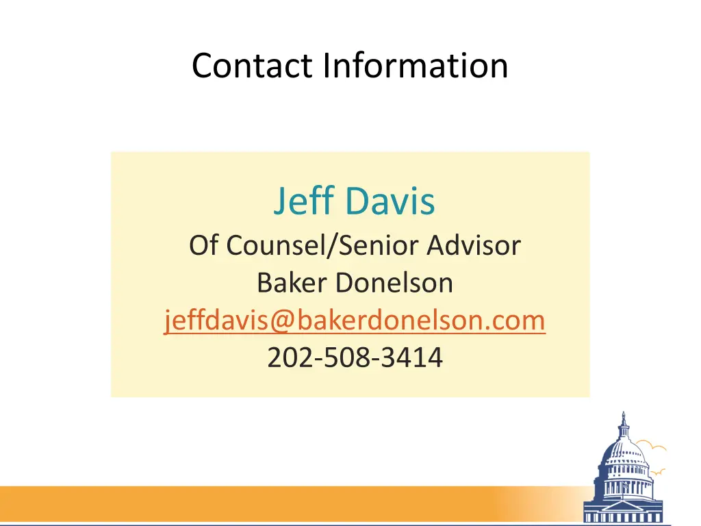 contact information