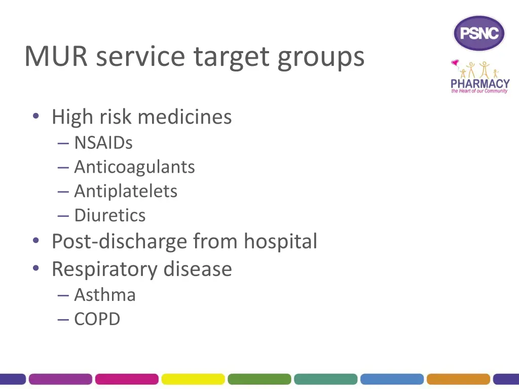 mur service target groups