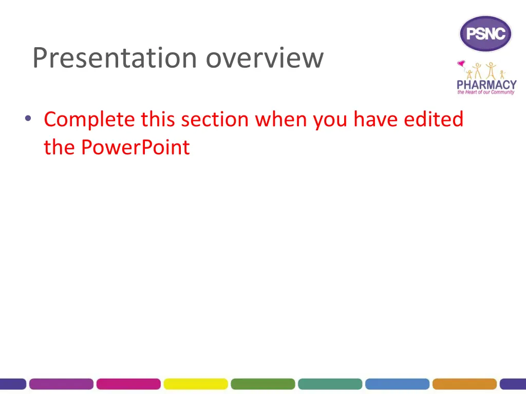 presentation overview