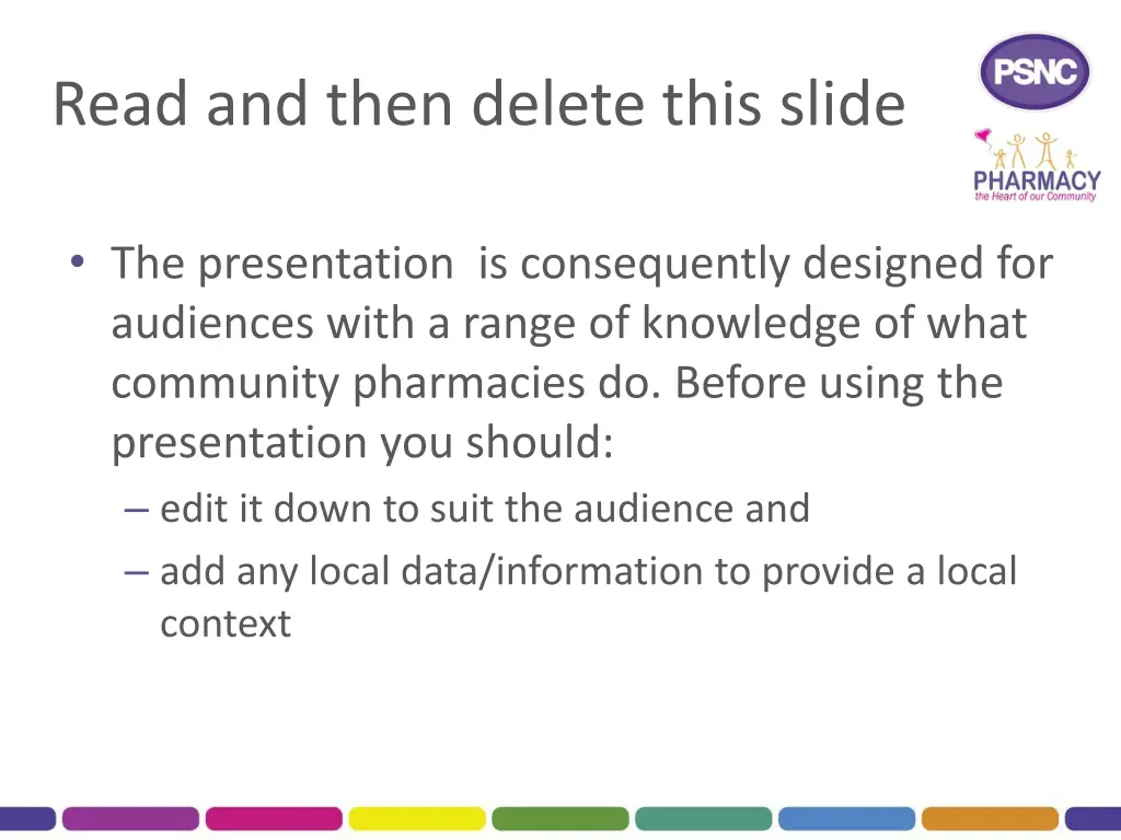 read and then delete this slide 1