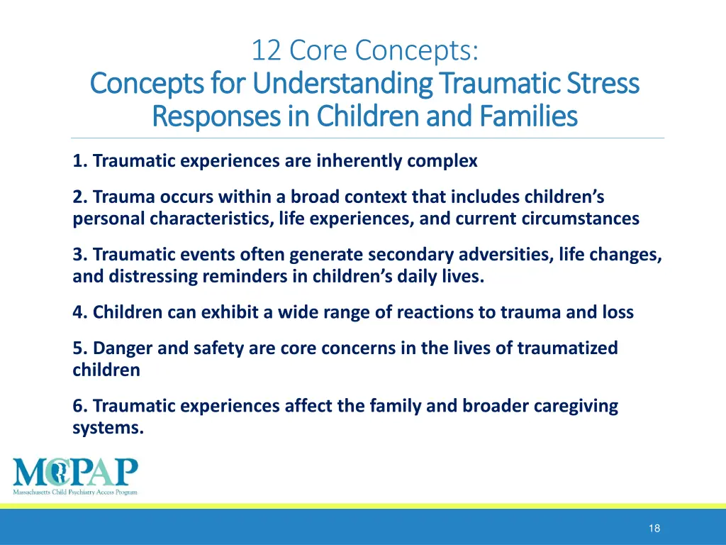 12 core concepts