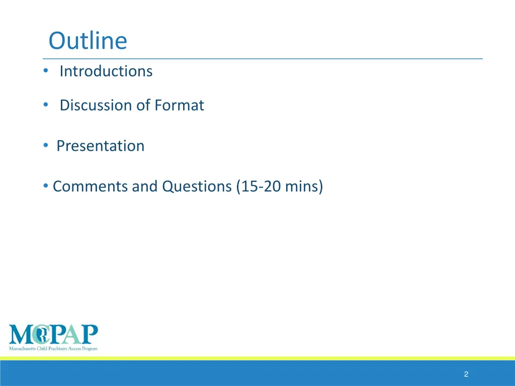 outline introductions