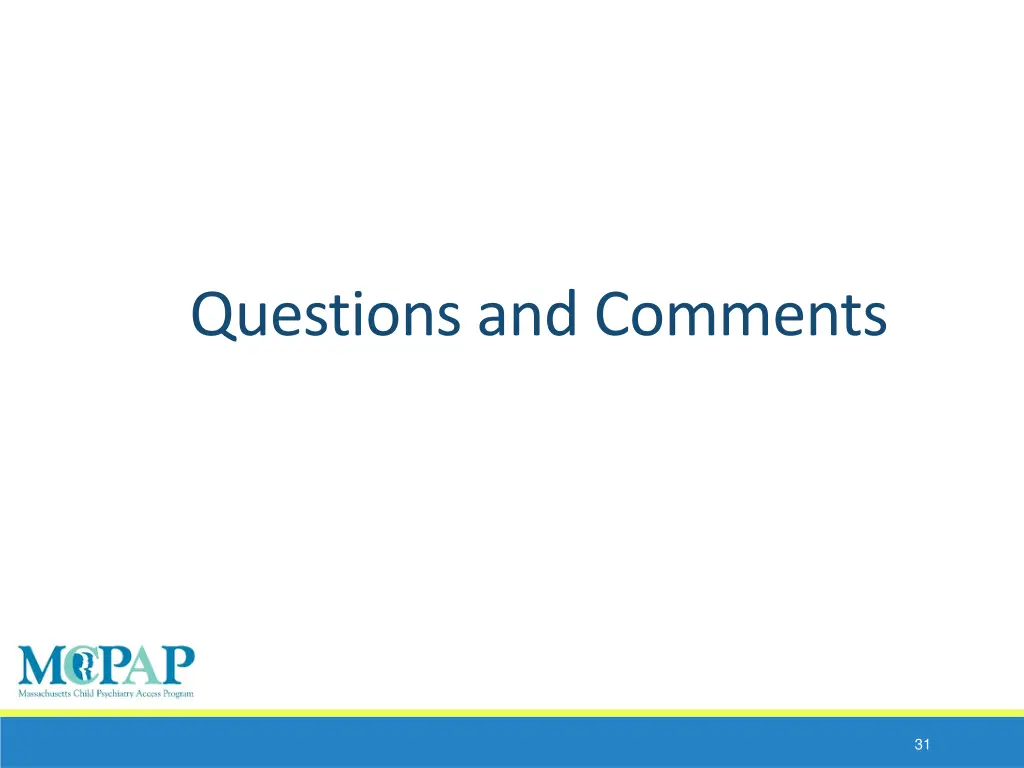 questions and comments