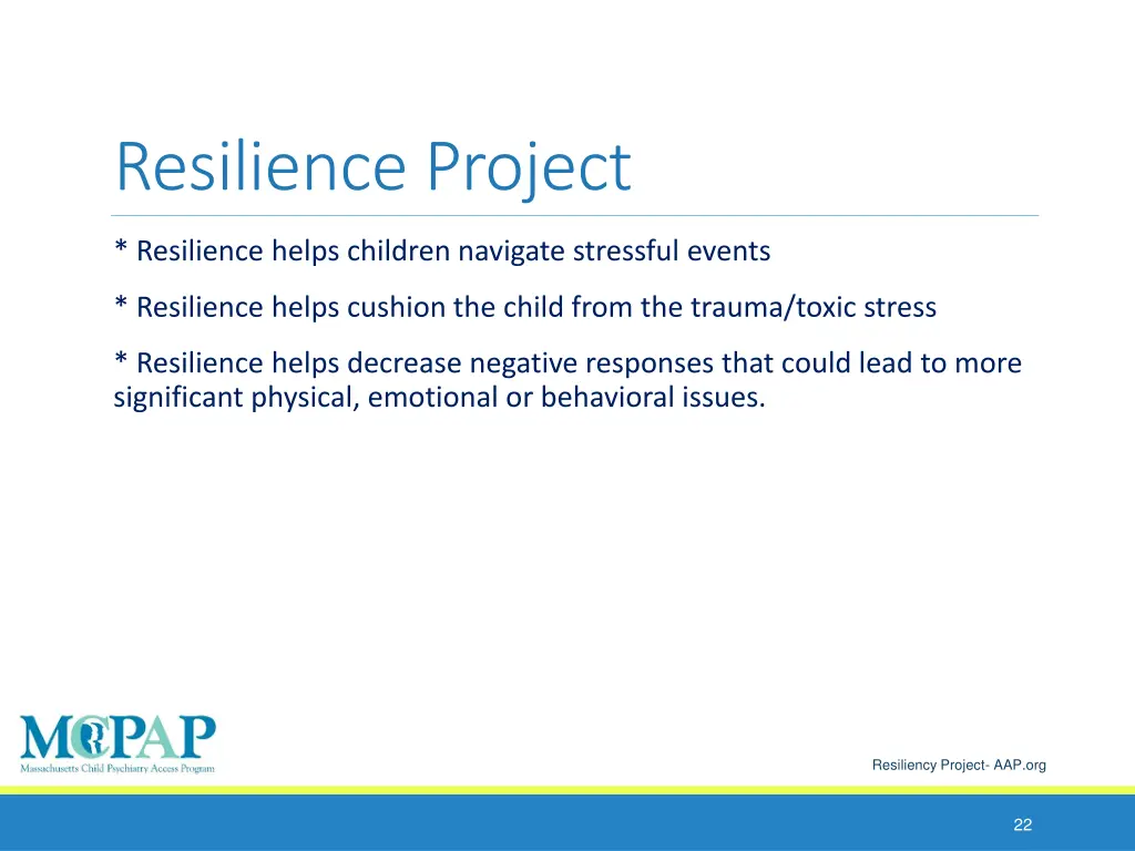 resilience project 1