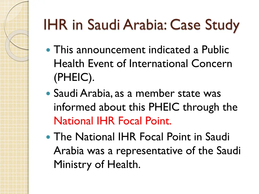 ihr in saudi arabia case study 2