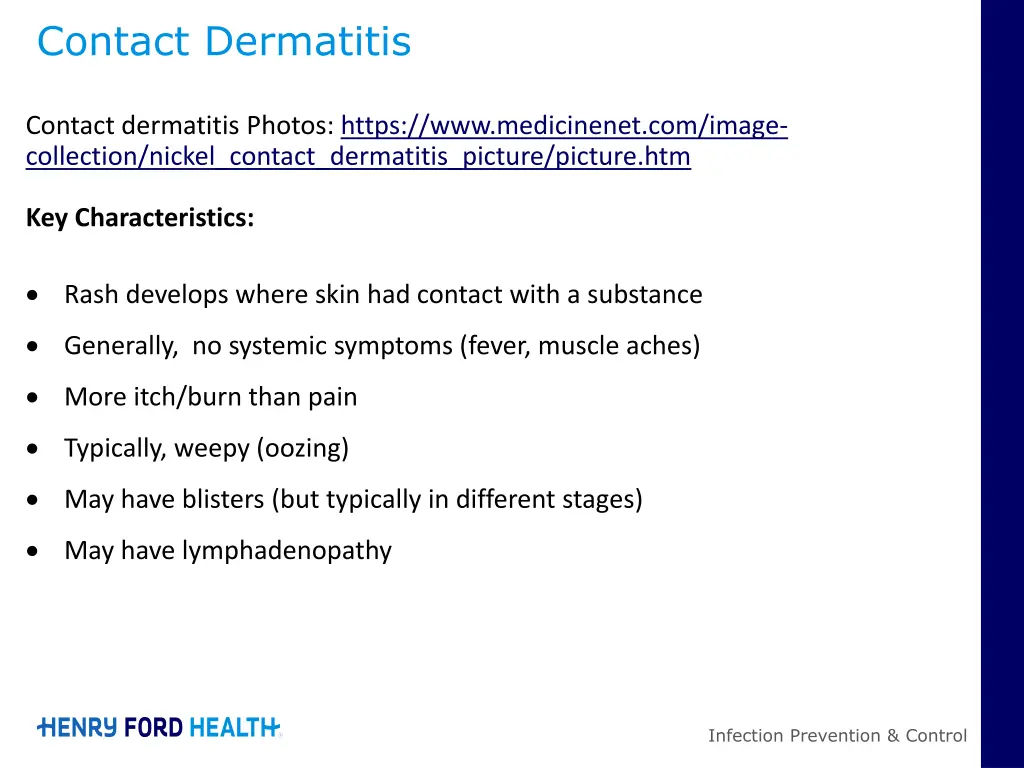 contact dermatitis
