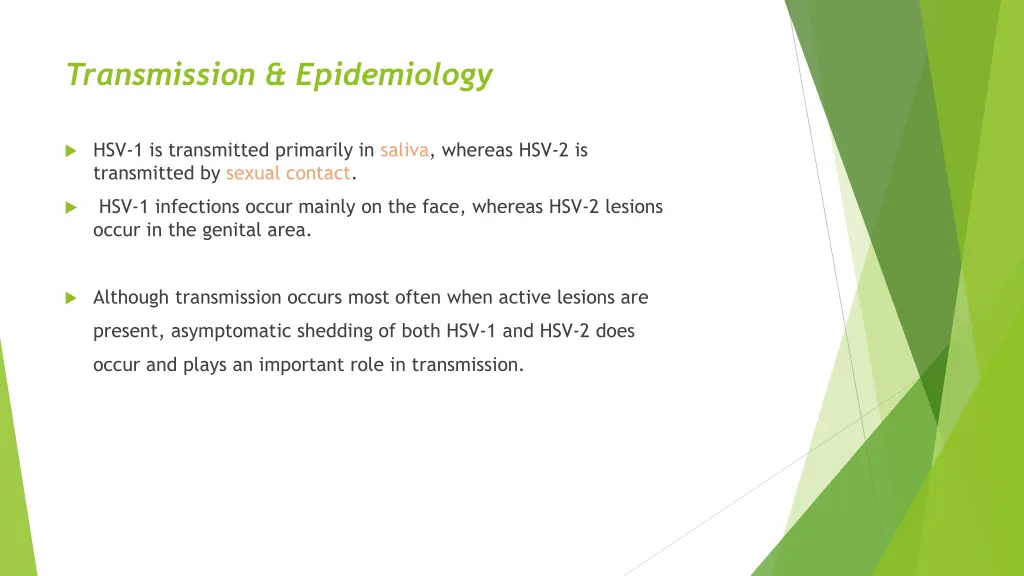transmission epidemiology