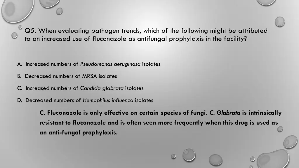 q5 when evaluating pathogen trends which 1
