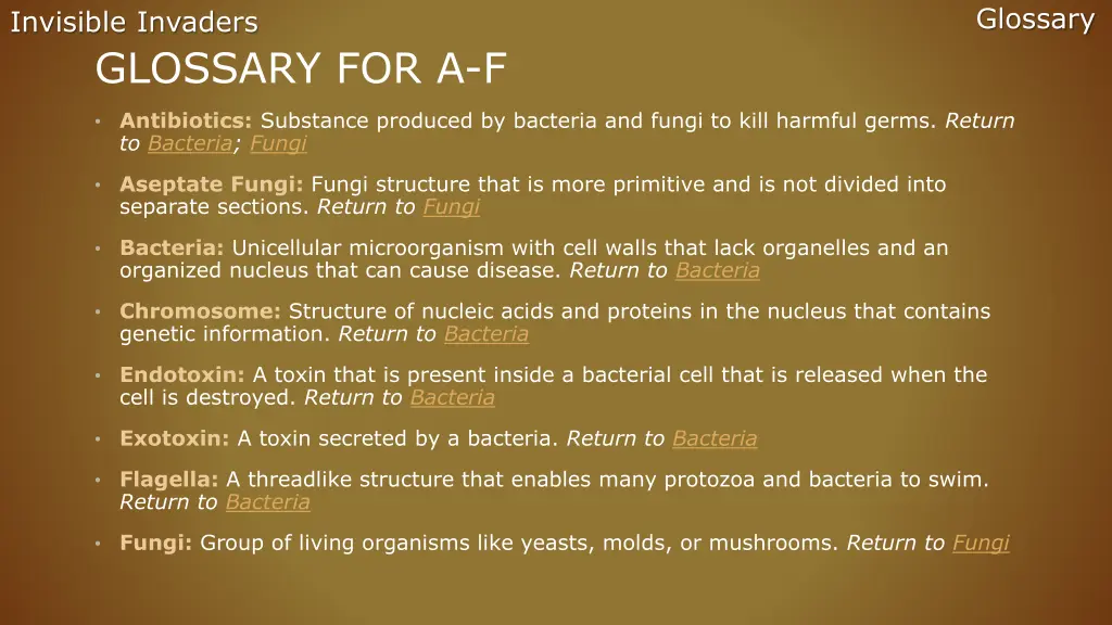 glossary