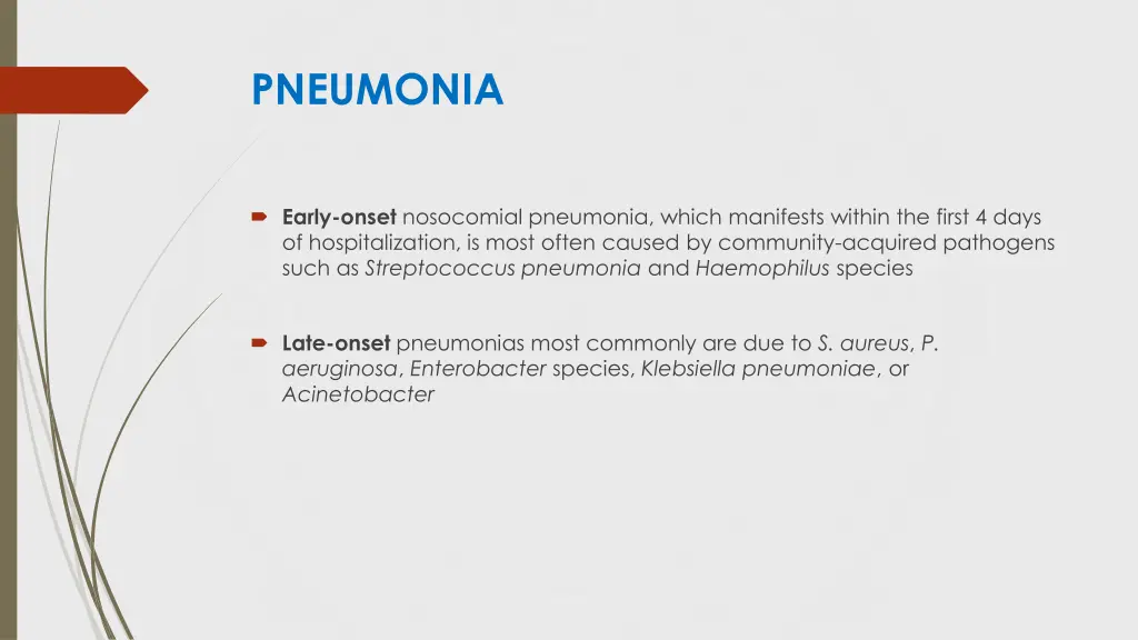 pneumonia