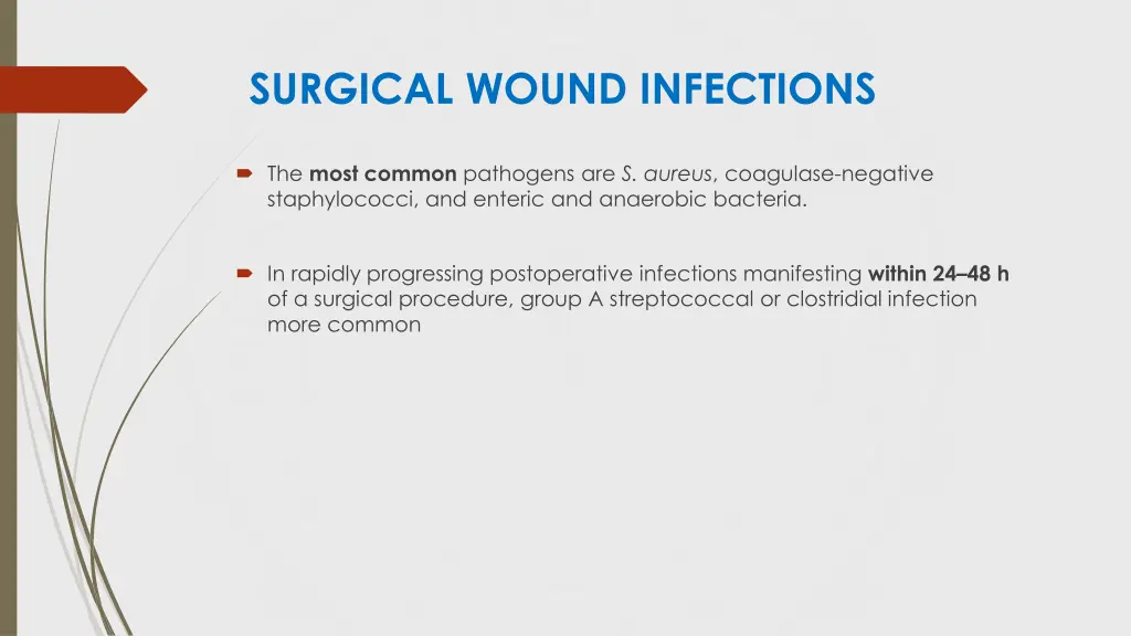 surgical wound infections
