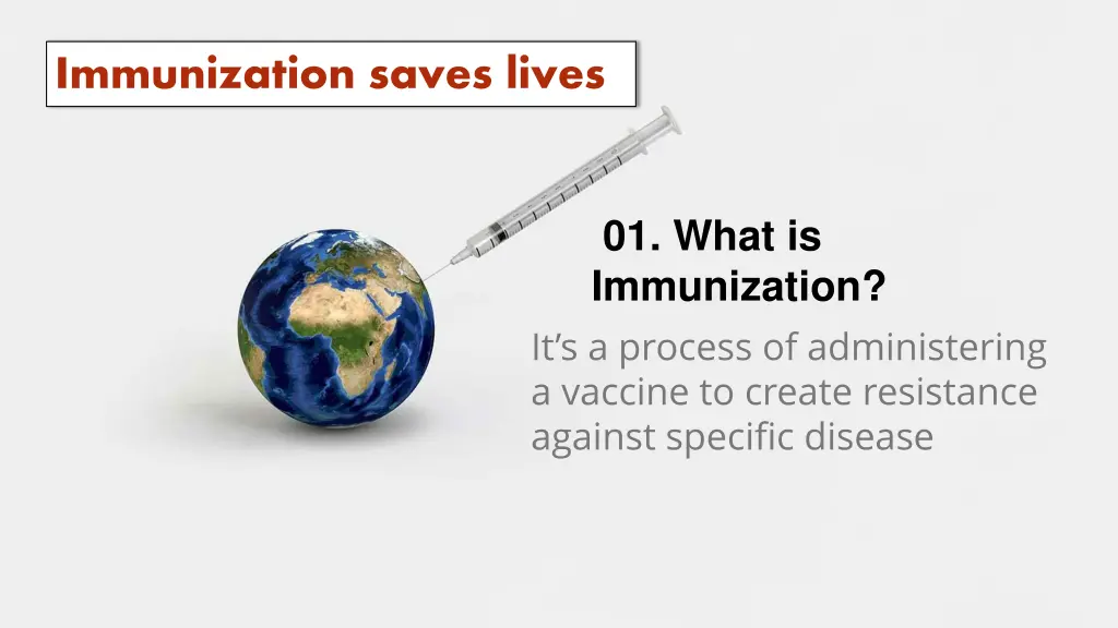 immunization saves lives